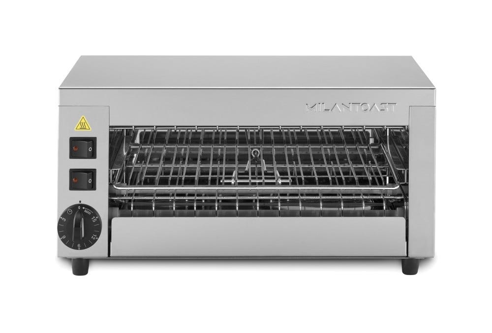 Milantoast 14001 Tostapane a 3 scomparti - inox