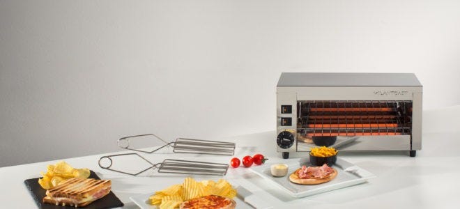 Milantoast 14051 Tostapane a 6 scomparti - inox
