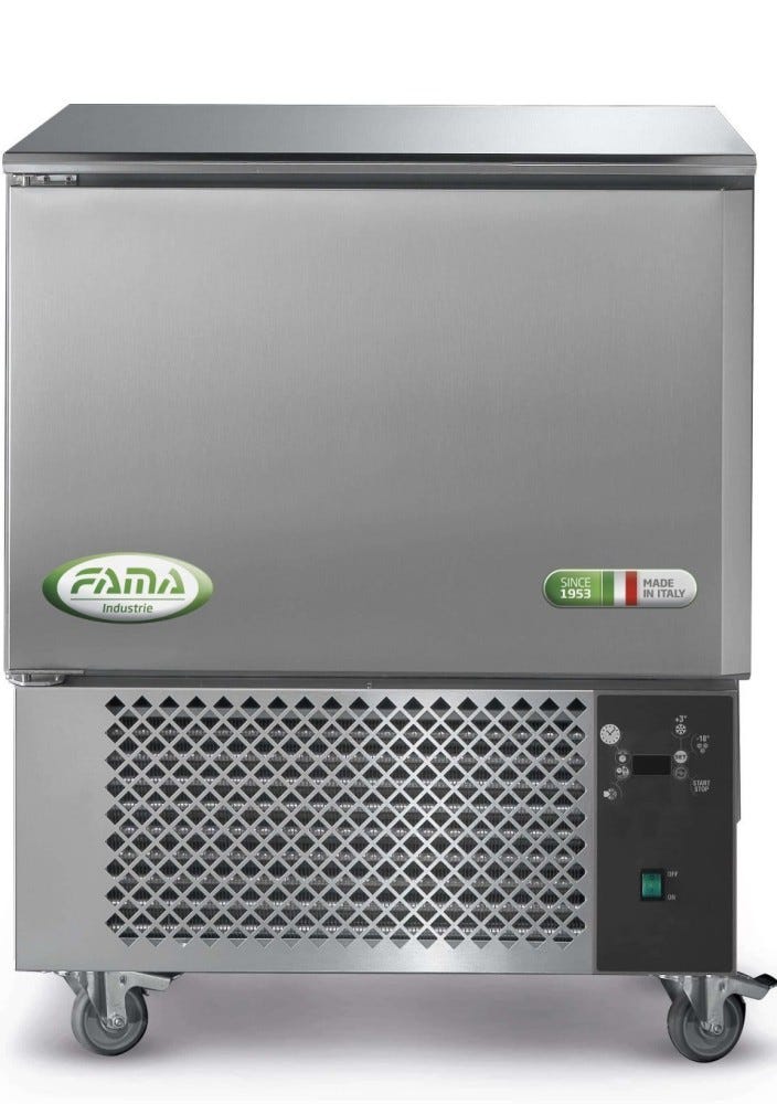 Fama FABB5 Refrigerazione Abbattitore digitale 5 teglie GN 1/1, -40°C, acciaio inox, sonda al cuore, gas R290