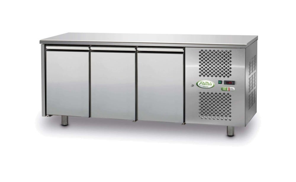 Fama FTR3TN Refrigerazione Tavolo refrigerato ventilato 3 porte lt. 460