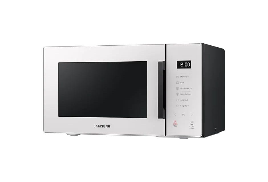 Samsung MG23T5018GE Glass Design Forno a microonde cm 49 - porcellana