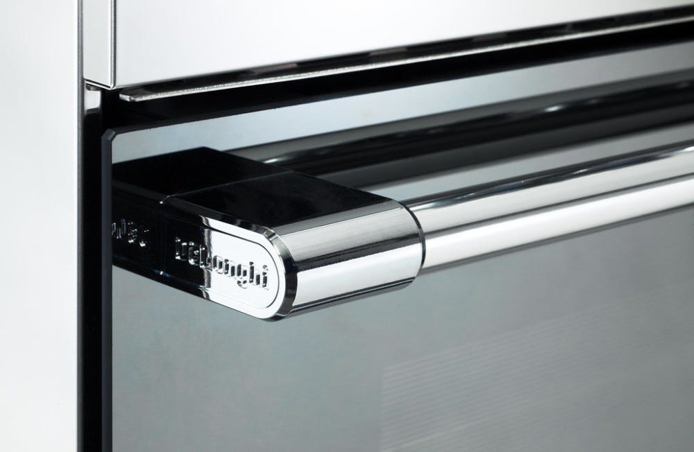 De Longhi GEMMA96MED Gemma Cucina da accosto cm 90 - 5 fuochi + 1 forno elettrico - scaldavivande - inox