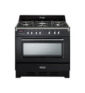 De Longhi MEM965NNED Mastercook Cucina da accosto cm 90 - 5 fuochi + 1 forno elettrico - scaldavivande - nero