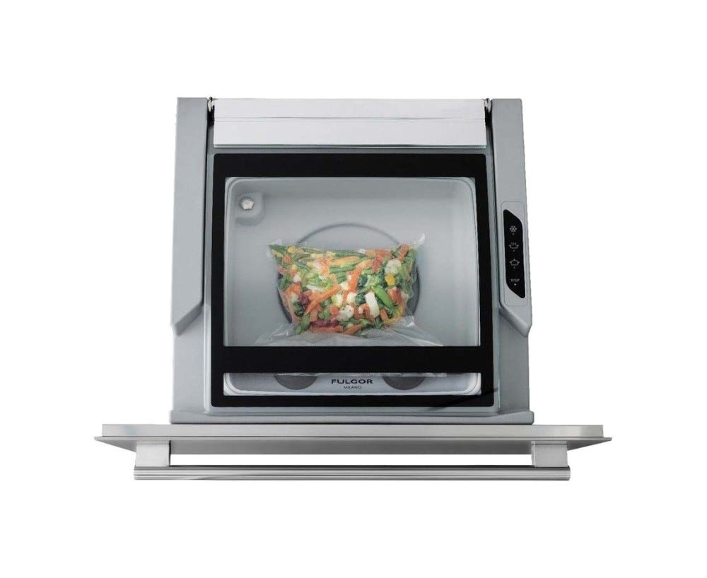 Fulgor FVSD 2900 TC Cassetto per sottovuoto da incasso cm. 55 h. 29 - inox antimpronta