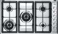 De Longhi PLI59DGHD Professional Piano a cottura a gas cm. 86 - inox