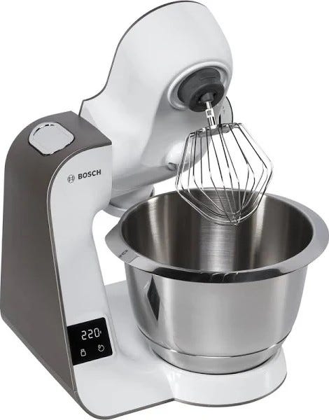 Bosch MUM5XW10 MUM5 Robot da cucina multifunzione - 3,9 lt - beige / bianco