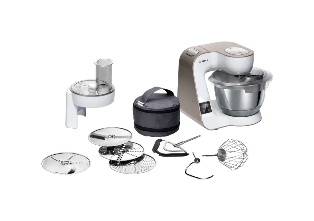 Bosch MUM5XW10 MUM5 Robot da cucina multifunzione - 3,9 lt - beige / bianco