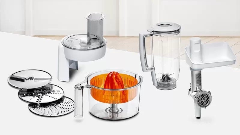 Bosch MUM5XW10 MUM5 Robot da cucina multifunzione - 3,9 lt - beige / bianco