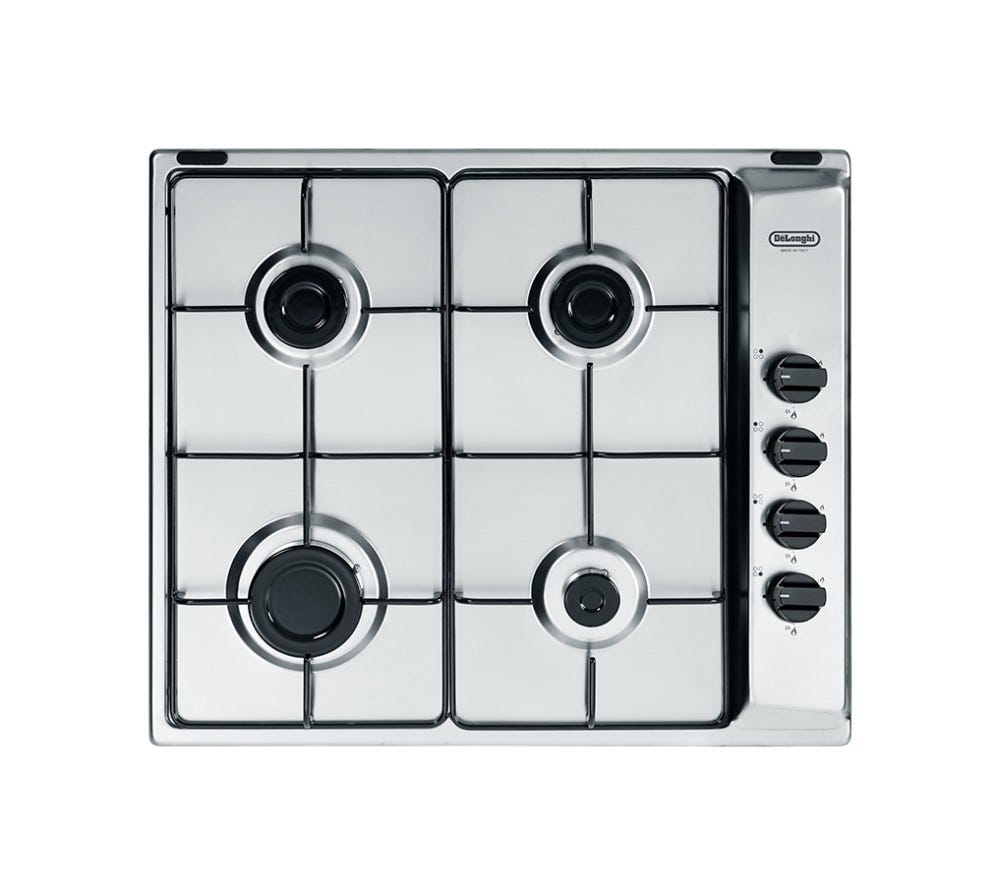 De Longhi YAL46ASV Continuativi Piano a cottura a gas cm. 58 - inox