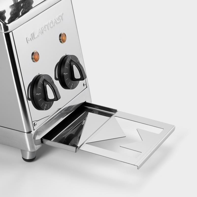 Milantoast 007040 Classico Tostapane a 4 scomparti - inox