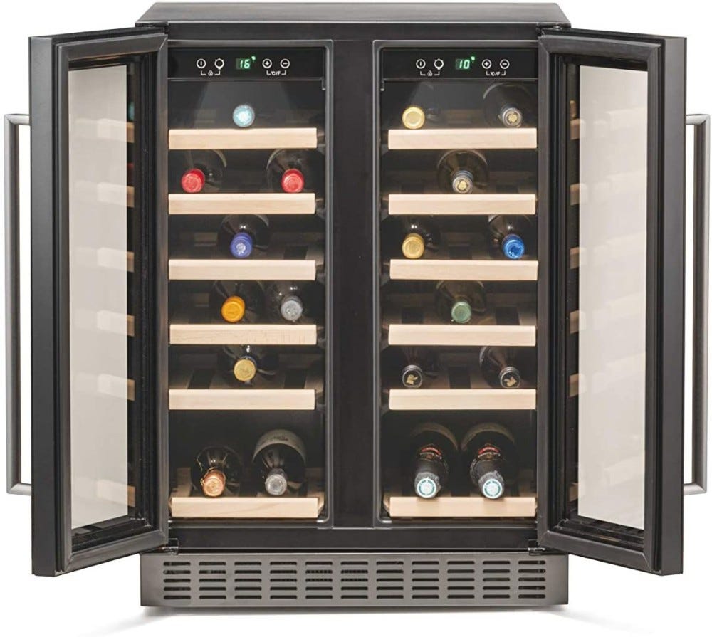 Candy CCVB60D1 Cantina vini a libera installazione cm. 60 - 38 bottiglie - nero