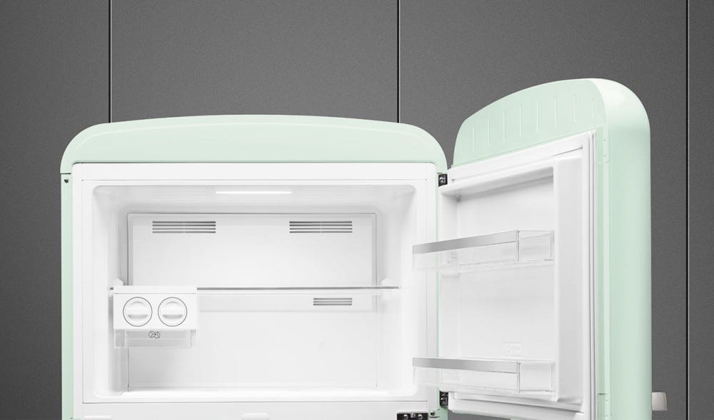 Smeg Selection FAB50RPG5 50's Style Frigorifero con congelatore a libera installazione cm. 80 h. 192 - lt. 524 - verde pastello
