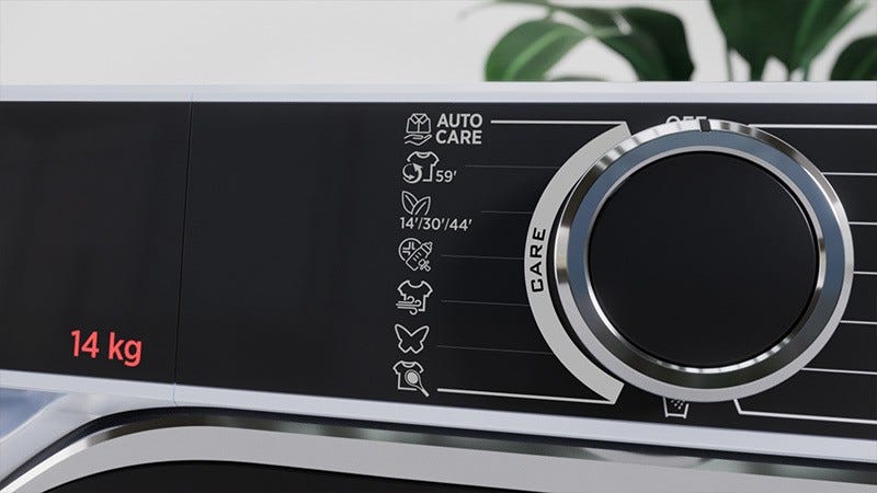 Hoover HWE413AMBS1S H-WASH 500 Lavatrice cm. 60 - capacità 13 kg - bianco