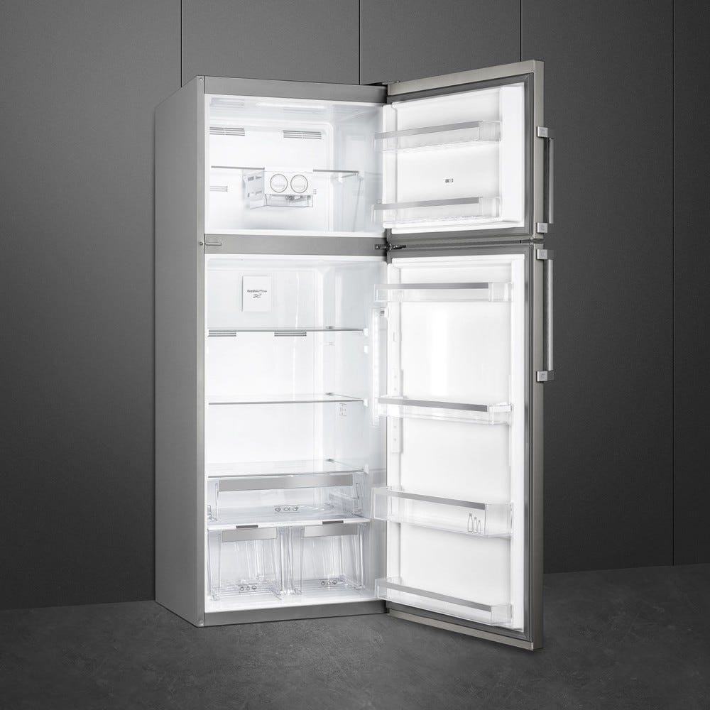 Smeg FD70EN4HX Universale Frigorifero con congelatore a libera installazione cm. 70 h. 183 - lt. 434 - inox
