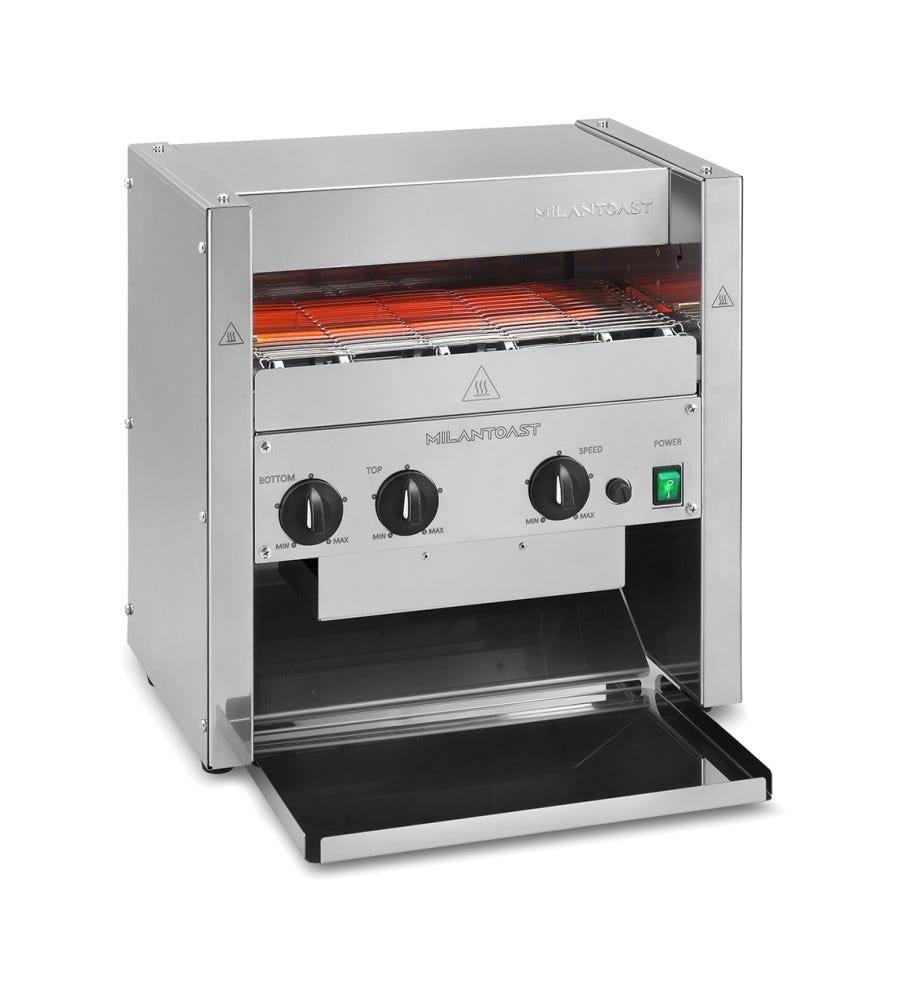 Milantoast 018033 Tostapane rotativo ultrarapido - 3 fette