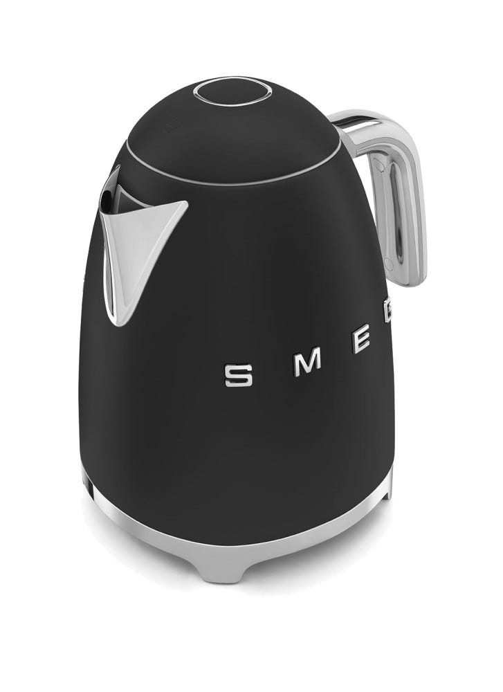 Smeg Selection KLF03BLMEU 50's Style Bollitore elettrico 1,7 lt. - nero opaco