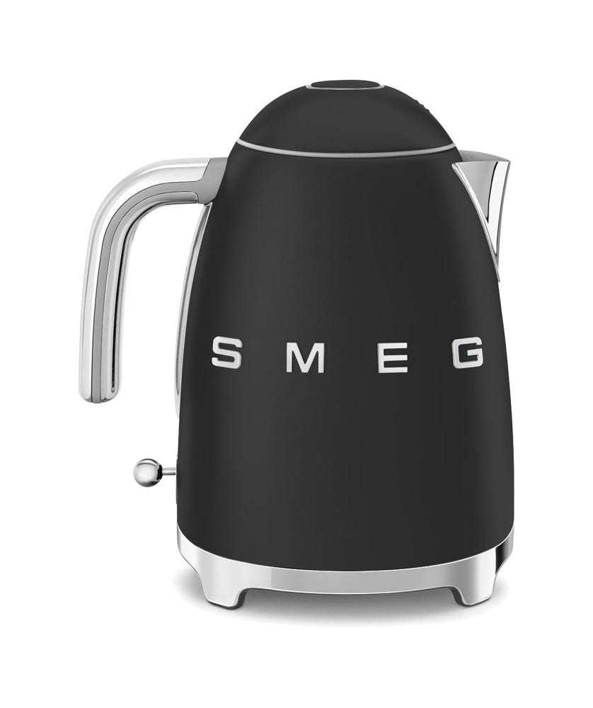 Smeg Selection KLF03BLMEU 50's Style Bollitore elettrico 1,7 lt. - nero opaco
