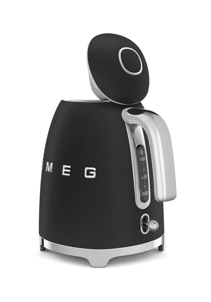 Smeg Selection KLF03BLMEU 50's Style Bollitore elettrico 1,7 lt. - nero opaco