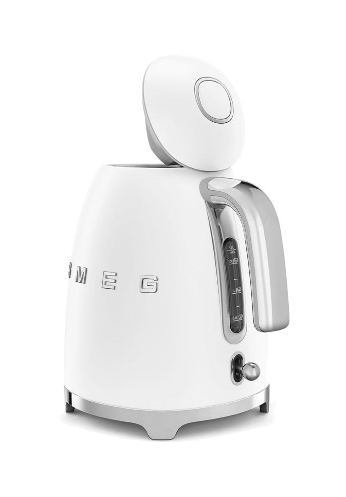 Smeg Selection KLF03WHMEU 50's Style Bollitore elettrico 1,7 lt. - bianco