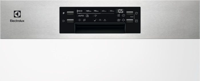 Electrolux EEM69300IX Lavastoviglie integrata parziale cm. 60 - 15 coperti - frontalino inox