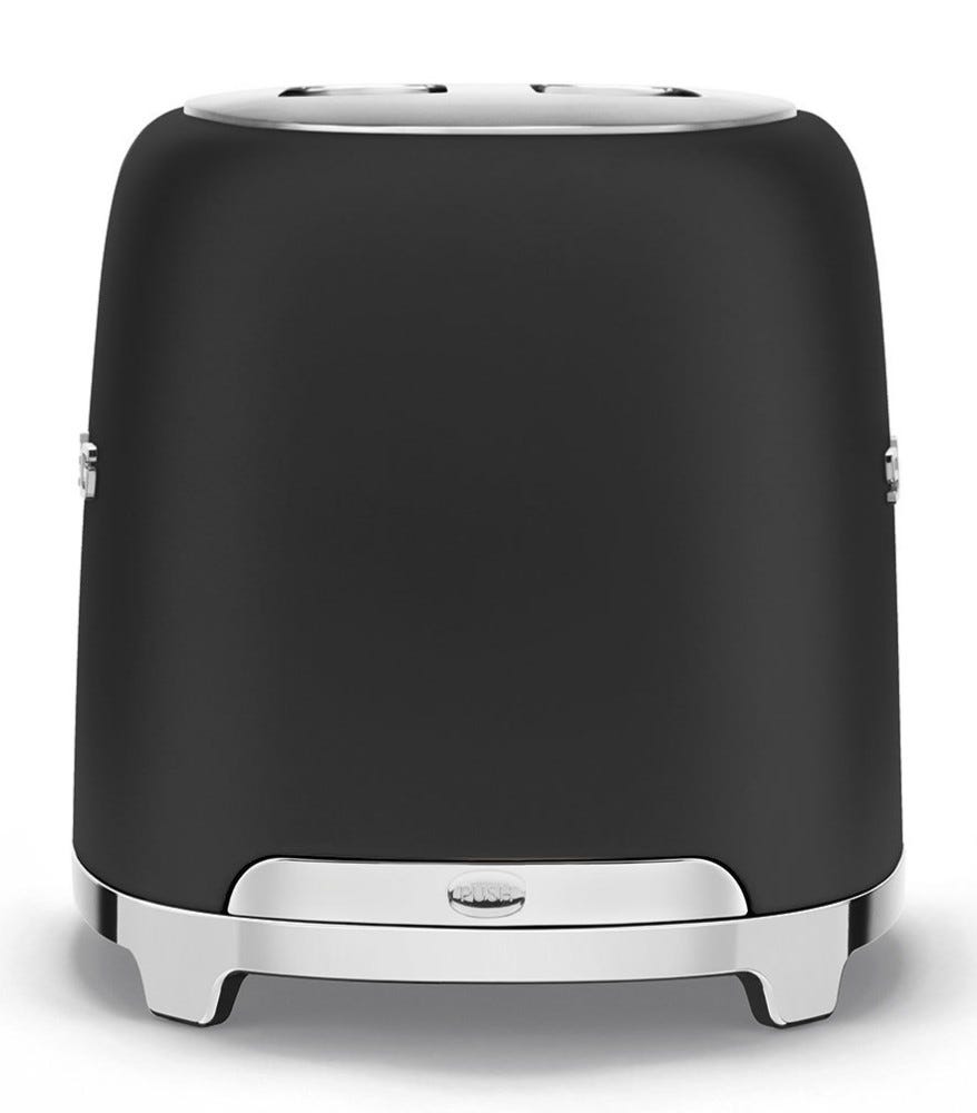Smeg Selection TSF01BLMEU 50's Style Tostapane 2 fette - nero opaco