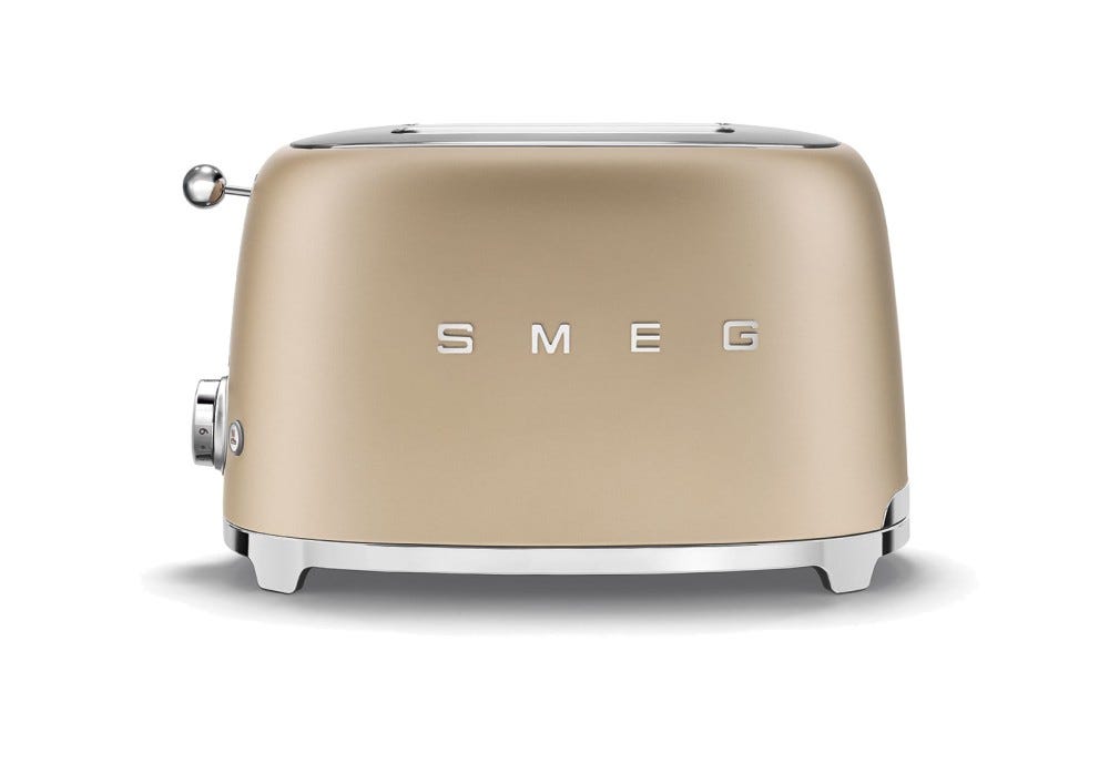 Smeg Selection TSF01CHMEU 50's Style Tostapane 2 fette - oro opaco
