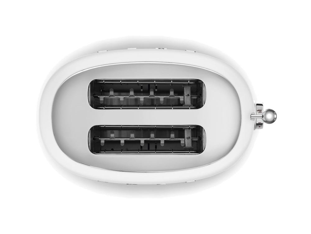 Smeg Selection TSF01WHMEU 50's Style Tostapane 2 fette - bianco opaco