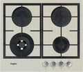 Whirlpool AKTL 629 / S Piano a cottura a gas cm. 59 - vetro grigio