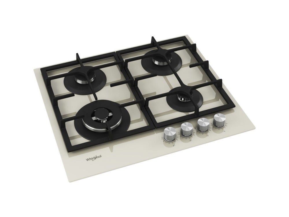 Whirlpool AKTL 629 / S Piano a cottura a gas cm. 59 - vetro grigio