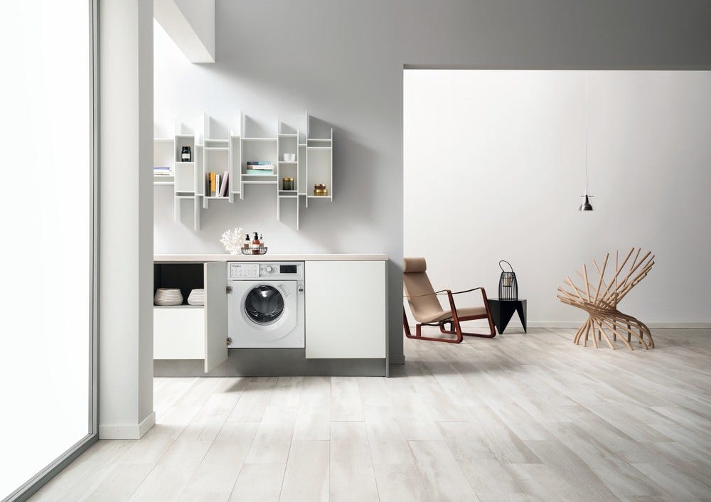Whirlpool BIWMWG71483EEUN Lavatrice da incasso cm. 60 - capacità 7 kg - bianco