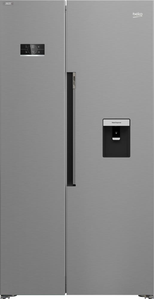 Beko GN163241XBN Frigorifero con congelatore side by side - cm. 91 h 179 - lt. 576 - inox