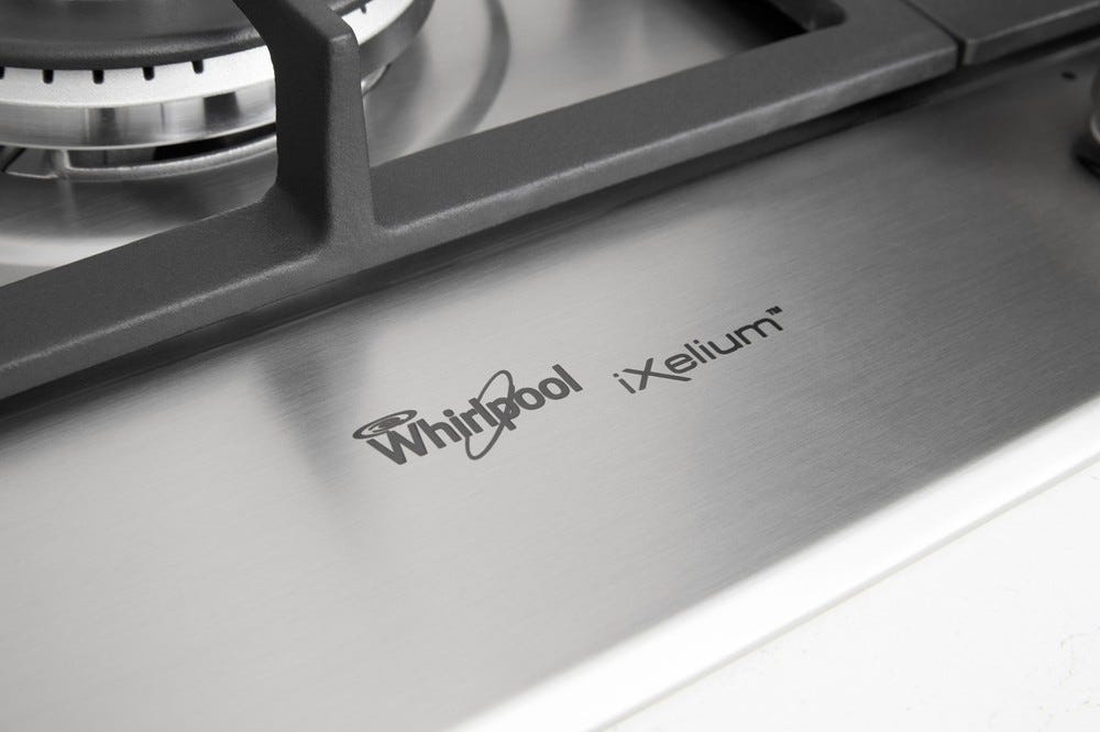 Whirlpool GMR6422IXL Piano a cottura a gas cm. 59 - inox