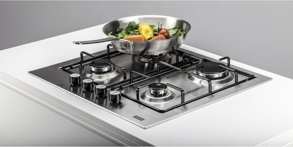 Franke FHNL 604 4G XS E New Linear Piano cottura a gas cm. 60 - inox