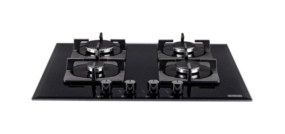 Franke FHNS 604 4G BK C Smart Linear Piano cottura a gas cm. 60 - vetro nero