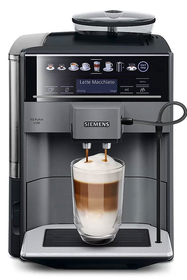 Siemens TE651209RW EQ.6 plus s100 Macchina per caffè automatica - titanio