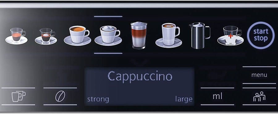 Siemens TE651209RW EQ.6 plus s100 Macchina per caffè automatica - titanio
