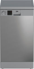 Beko DVS05024X Lavastoviglie a libera installazione slim cm. 45 - 10 coperti - inox antimpronta