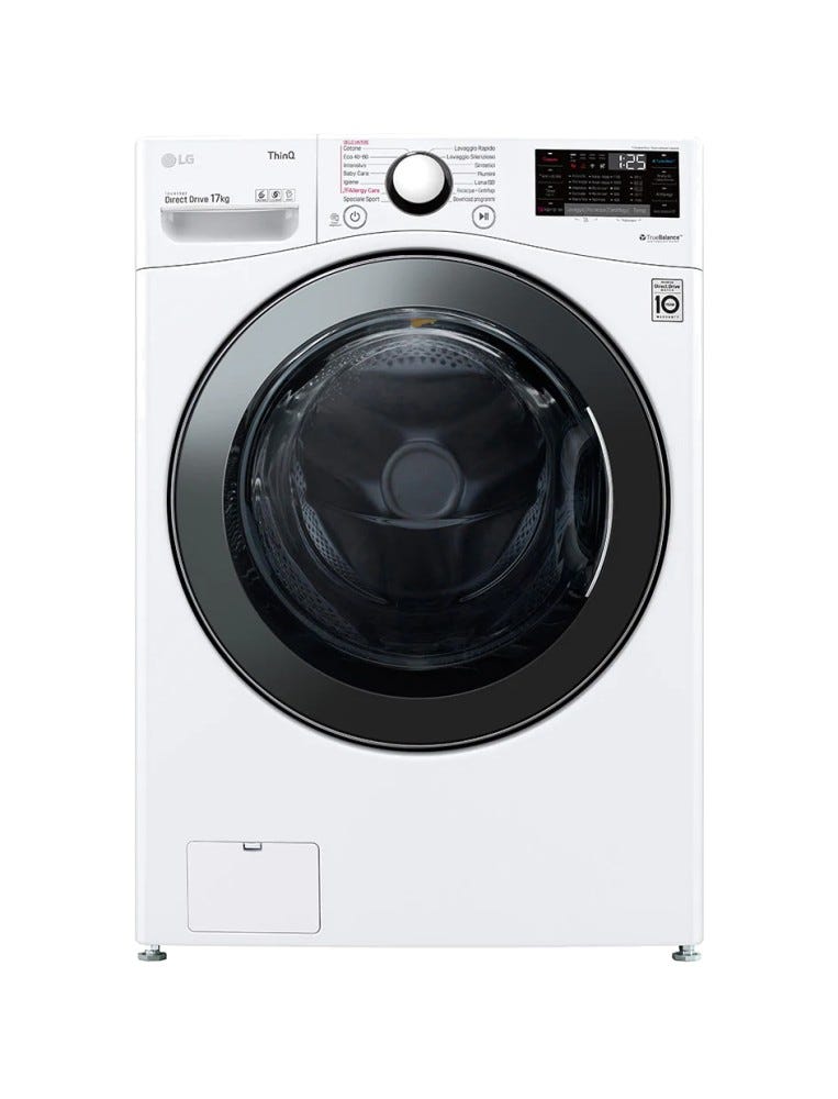 LG F1P1CY2W Lavatrice cm. 70 - capacità 17 kg - bianco