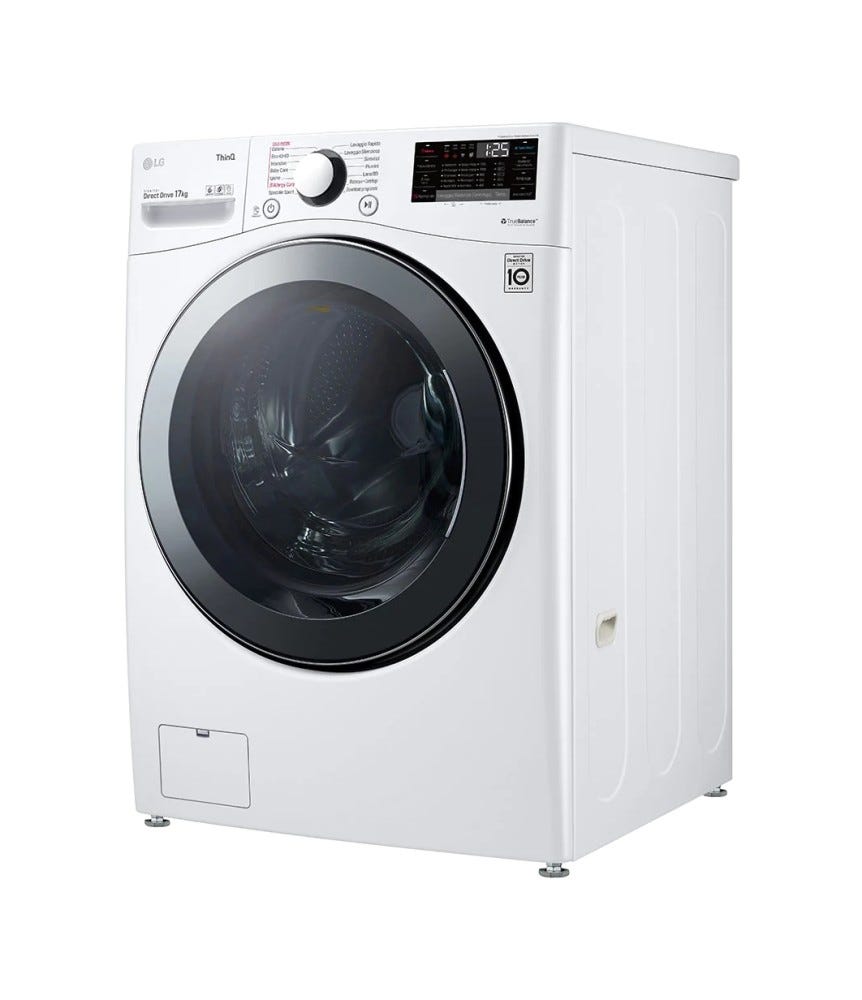 LG F1P1CY2W Lavatrice cm. 70 - capacità 17 kg - bianco