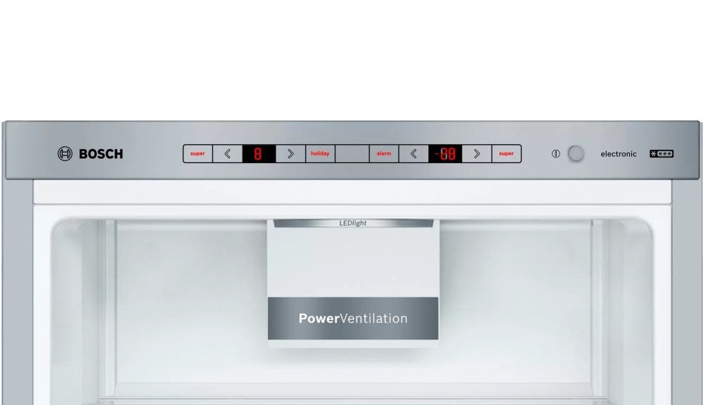 Bosch KGE49AICA 6 Frigorifero con congelatore a libera installazione - cm. 70 h 201 - lt. 419 - inox antimpronta