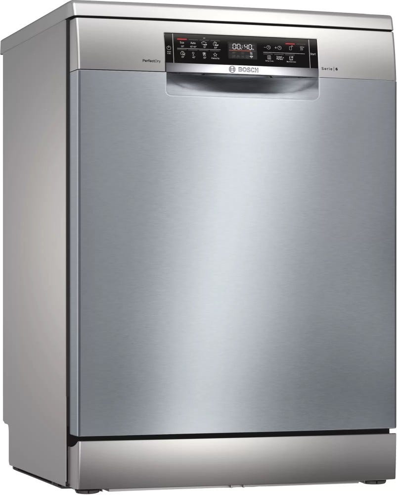 Bosch SMS6ZCI42E 6 Lavastoviglie a libera installazione cm. 60 - 14 coperti - inox