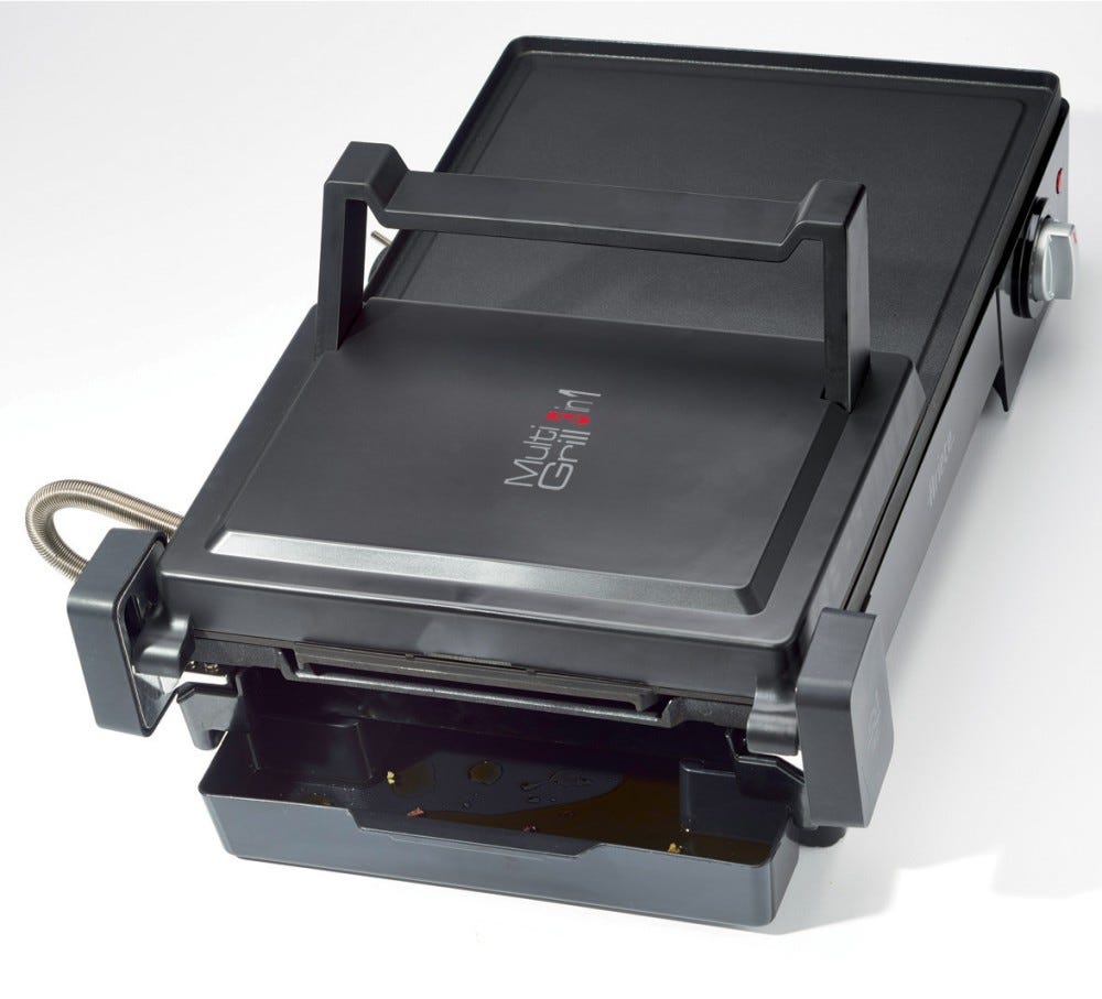 Ariete 1916 Multi grill 3 in 1 Griglia elettrica multifunzione - nera