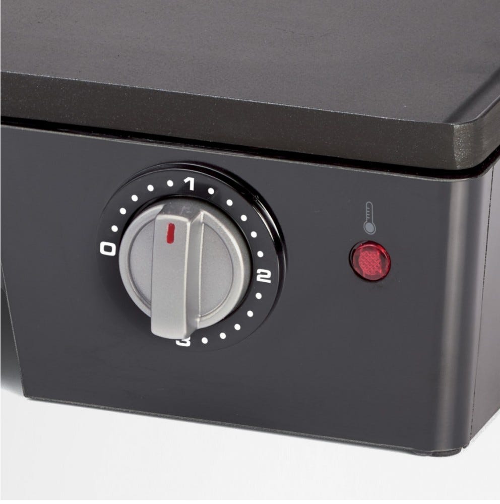 Ariete 1916 Multi grill 3 in 1 Griglia elettrica multifunzione - nera