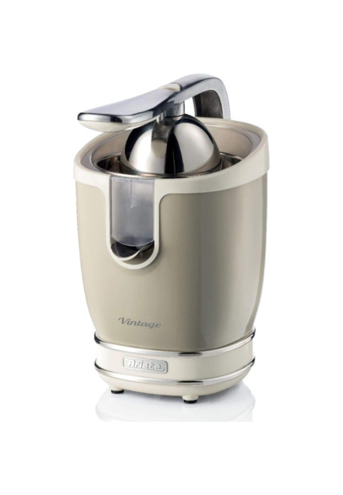 Ariete 0413 Vintage Spremiagrumi elettrico con leva - beige
