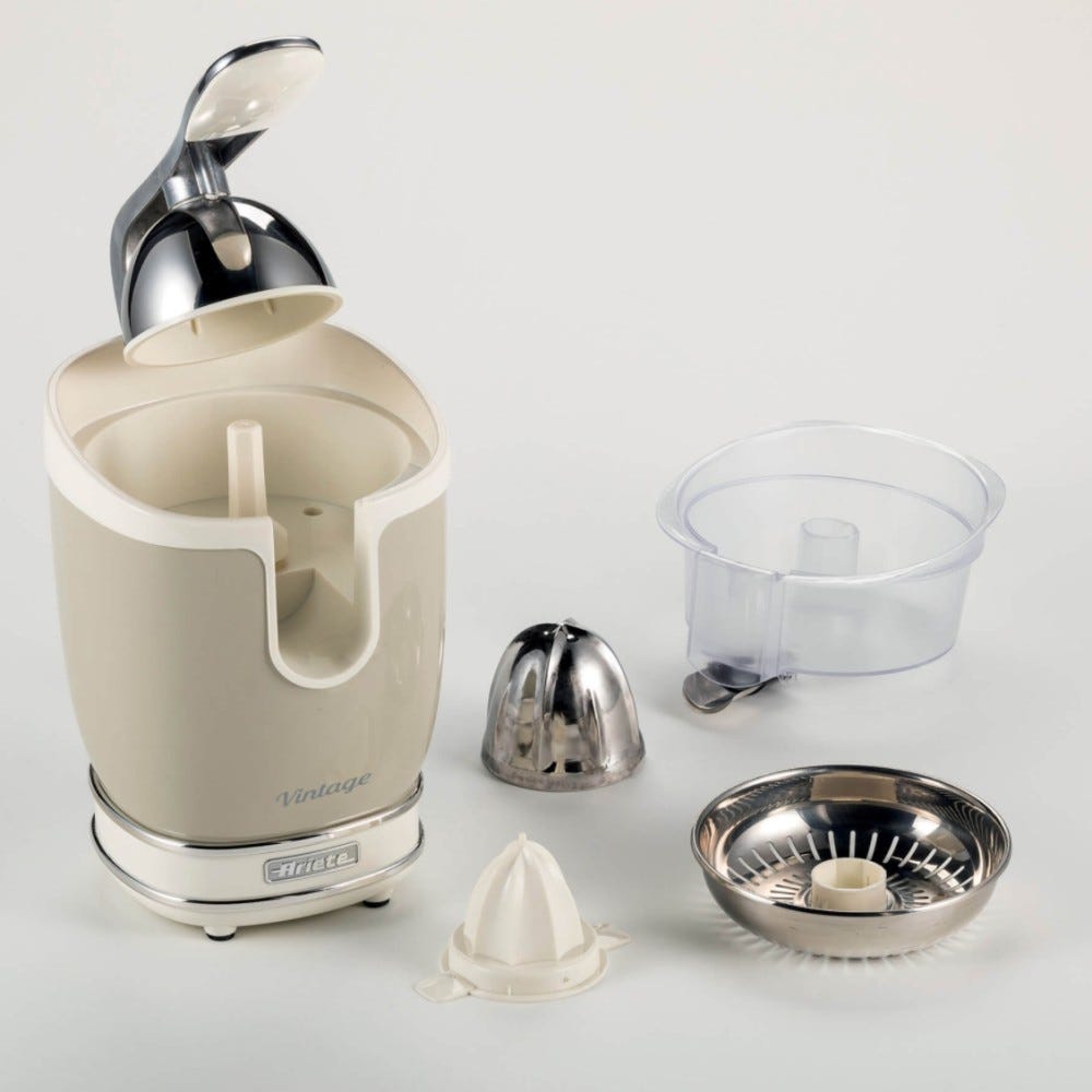 Ariete 0413 Vintage Spremiagrumi elettrico con leva - beige