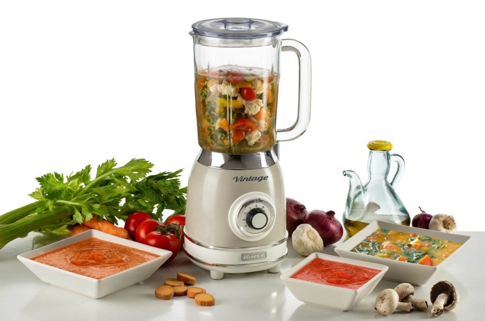Ariete 0583 Vintage Frullatore con tazza in vetro - beige