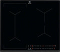Electrolux EIL63443 Piano cottura a induzione, 4 zone, funzione Bridge, Hob2Hood, vetroceramica nero