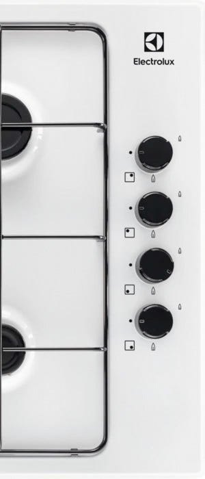 Electrolux KGS6404W Piano cottura a gas cm. 60 - bianco