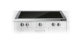 Steel Enfasi E9P-5FIW Design40 Piano cottura a induzione 90 cm, 5 zone (2 flex), controlli frontali, vetroceramica nero + cornice inox