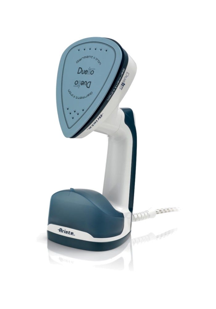 Ariete 6246/00 Duetto Garment Iron Ferro da stiro a vapore verticale - blu/bianco